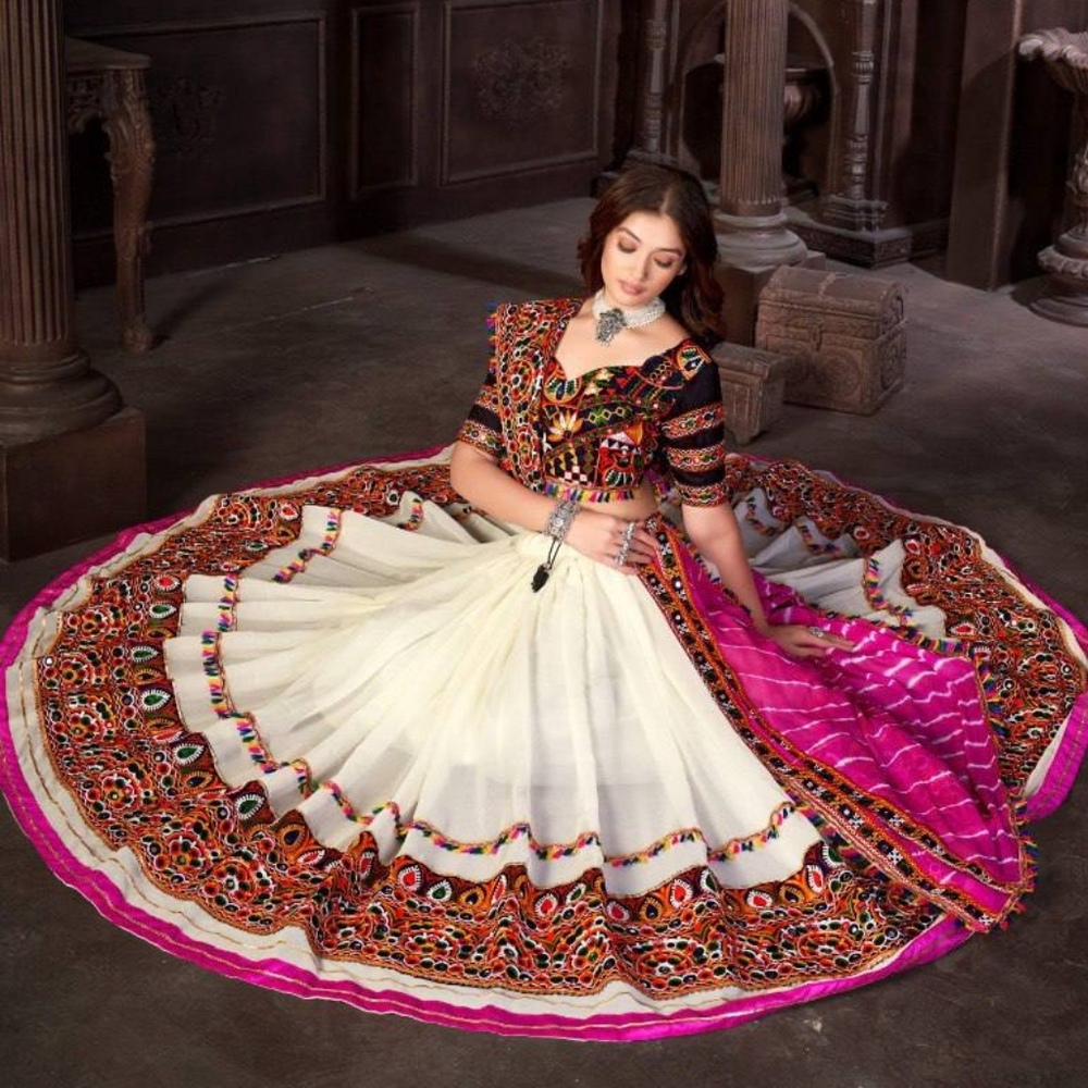 Multi Color Lehenga Choli Lehenga Perfect for Weddings, Festival Diwali Sangeet